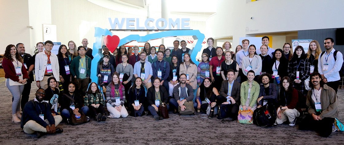 UO students attending the 2023 NDiSTEM Portland conference