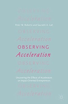 Cover of book titled "Observing Acceleration"