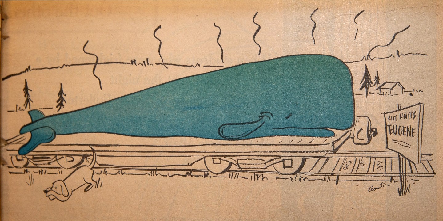 Illustration of whale