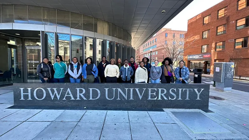 UO students at Howard University in DC