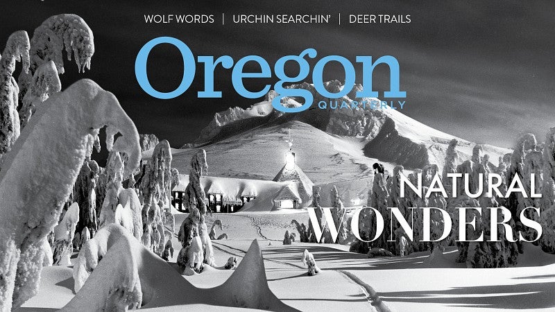 Cover image of winter landscape and text reading "Natural Wonders"