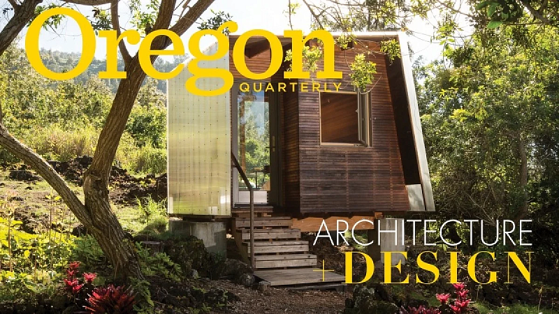 Oregon Quarterly cover titled "Architecture + Design"