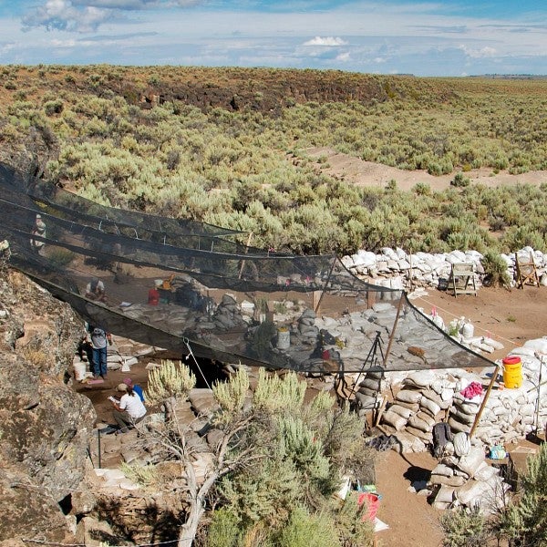 aerial view excavation site rimrock draw